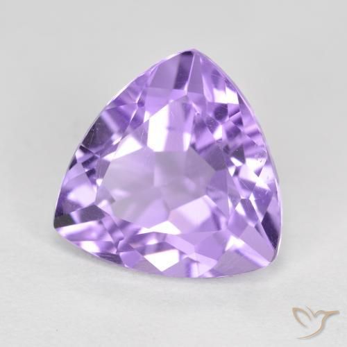 Amatista Violeta medio natural de 2.93 ct, Trillón, VS