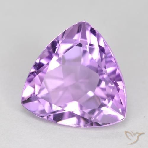Amatista Violeta medio natural de 2.83 ct, Trillón, VS