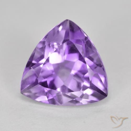 2.93ct Natural Violeta medio Amatista, Trillón, VS