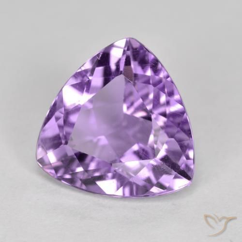 Amatista Violeta rosado natural de 2.89 ct, Trillón, VS