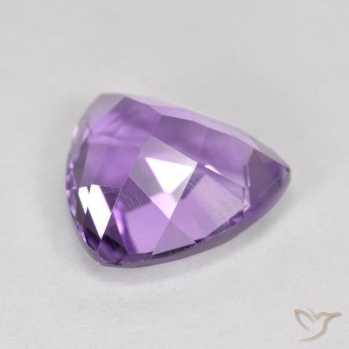 Amatista Violeta rosado natural de 2.89 ct, Trillón, VS