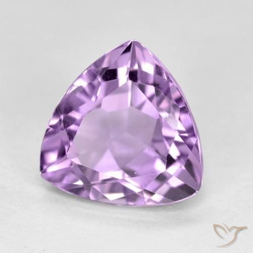 Amatista Violeta rosado natural de 2.89 ct, Trillón, VS