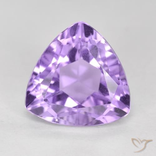 Amatista Violeta rosado natural de 3.18 ct, Trillón, VS