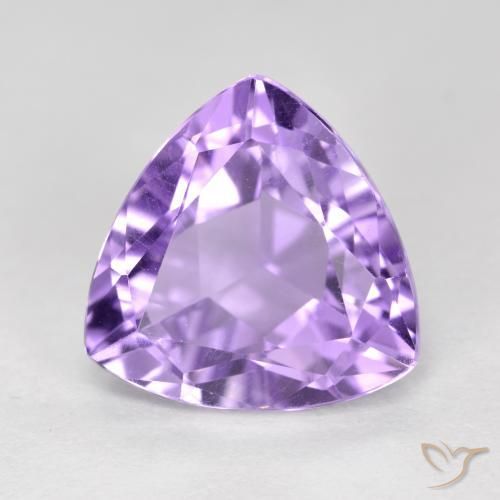 Amatista Violeta rosado natural de 3.18 ct, Trillón, VS