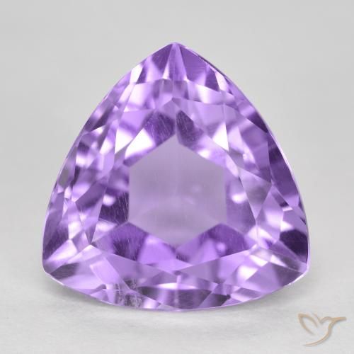 3.17ct Natural Violeta medio Amatista, Trillón, VS