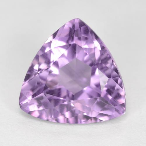 Amatista Violeta rosado medio natural de 2.81 ct, Trillón, VS