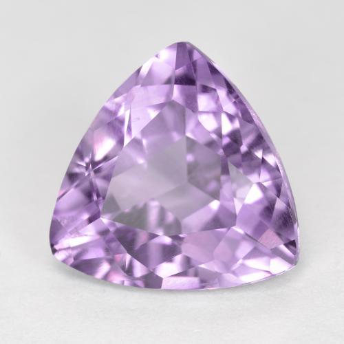 Amatista Violeta rosado medio natural de 2.81 ct, Trillón, VS
