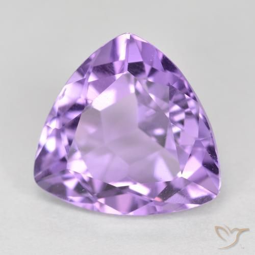 Amatista Violeta rosado natural de 3.05 ct, Trillón, VS