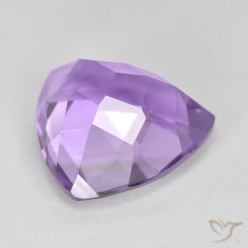 Amatista Violeta rosado natural de 3.05 ct, Trillón, VS
