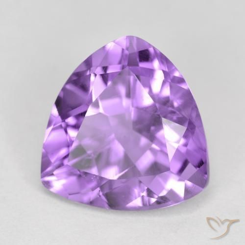 Amatista Violeta rosado natural de 2.68 ct, Trillón, VS