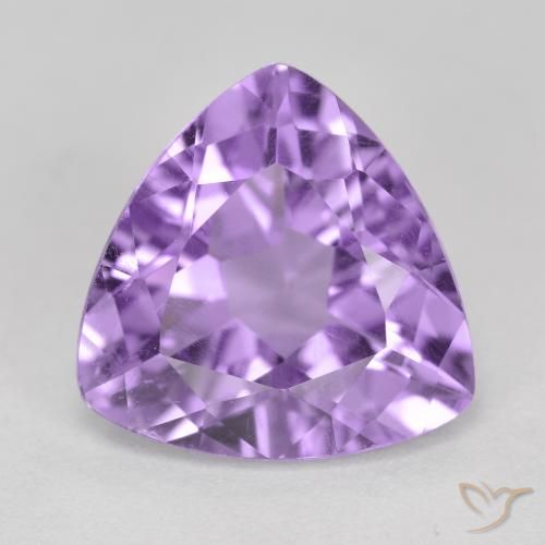 2.92ct Natural Violeta medio Amatista, Trillón, VS