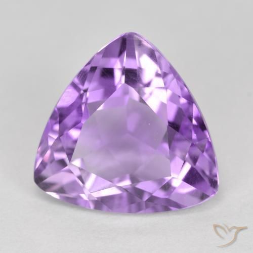 Amatista Violeta rosado natural de 2.91 ct, Trillón, VVS-VS