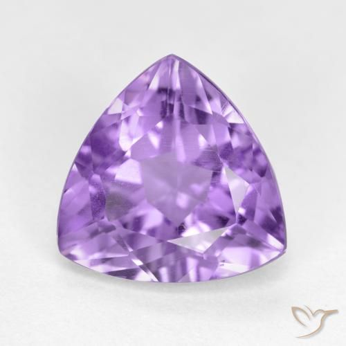 2.88ct Natural Violeta medio Amatista, Trillón, VS