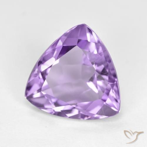 Amatista Violeta rosado natural de 2.71 ct, Trillón, VS