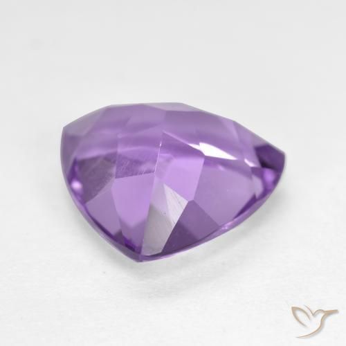 Amatista Violeta rosado natural de 2.71 ct, Trillón, VS