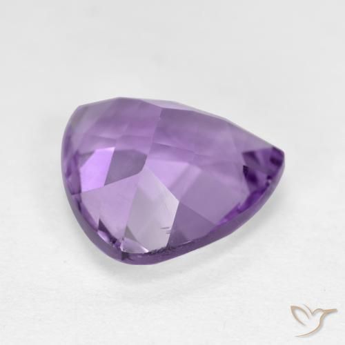 Amatista Violeta medio natural de 2.97 ct, Trillón, VS-SI