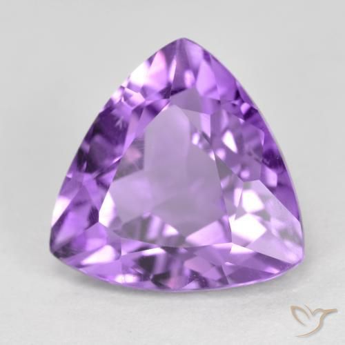 Amatista Violeta rosado natural de 2.88 ct, Trillón, VS