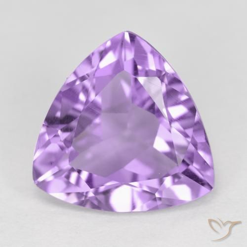 2.93ct Natural Violeta iris rosáceo Amatista, Trillón, VS