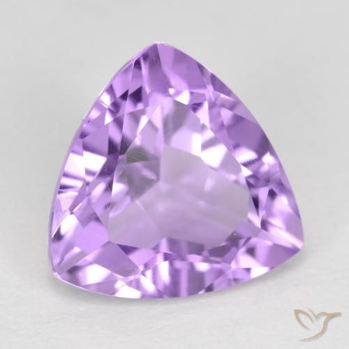 Amatista Violeta iris rosáceo natural de 2.93 ct, Trillón, VS
