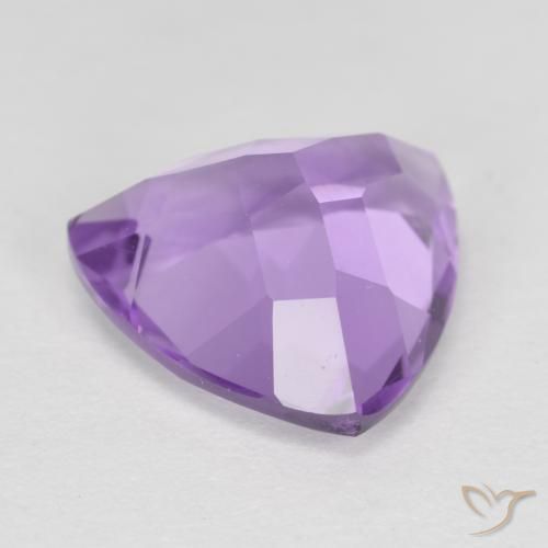 Amatista Violeta iris rosáceo natural de 2.93 ct, Trillón, VS