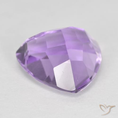 Amatista Violeta iris natural de 3.09 ct, Trillón, VS