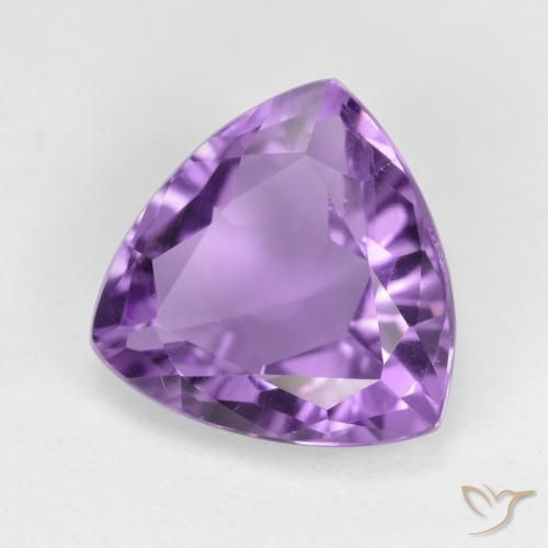 Amatista Violeta intenso natural de 2.98 ct, Trillón, VS