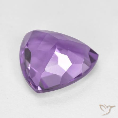 Amatista Violeta intenso natural de 2.98 ct, Trillón, VS