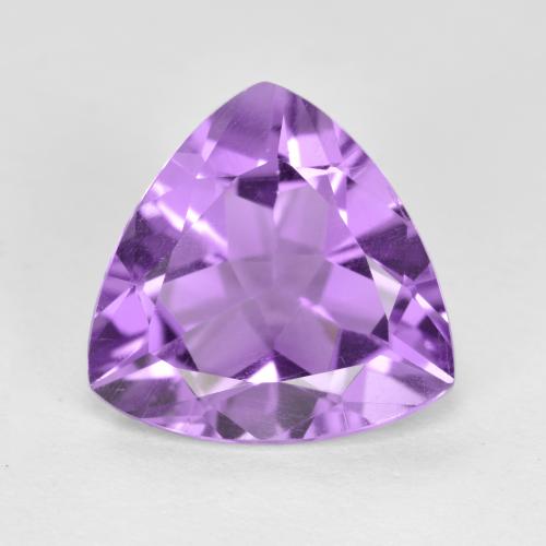 Amatista Violeta púrpura medio natural de 2.64 ct, Trillón, VS