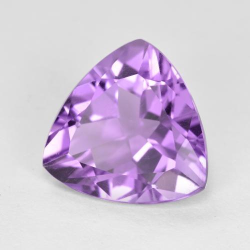 Amatista Violeta púrpura medio natural de 2.64 ct, Trillón, VS