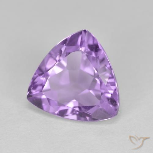 Amatista Violeta medio natural de 2.90 ct, Trillón, VS