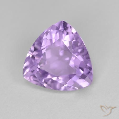 Amatista Violeta medio natural de 2.90 ct, Trillón, VS