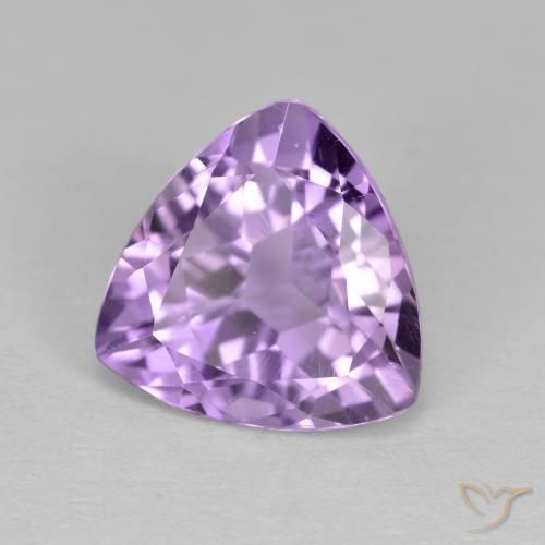 Amatista Violeta rosado natural de 3.02 ct, Trillón, VS