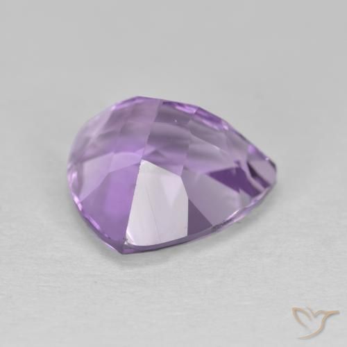 Amatista Violeta rosado natural de 3.02 ct, Trillón, VS