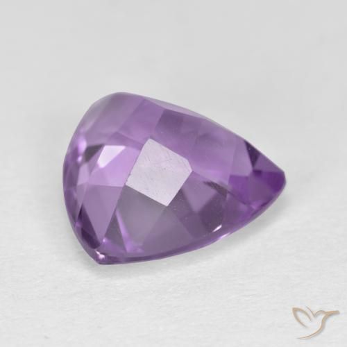 Amatista Violeta rosado natural de 3.01 ct, Trillón, VS