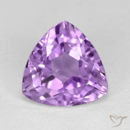 3.13ct Natural Violeta púrpura medio Amatista, Trillón, VS