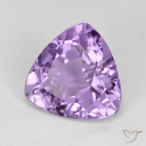 Amatista Violeta medio natural de 2.91 ct, Trillón, VS
