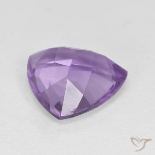 Amatista violeta natural de 2,57 ct, trillón, VS