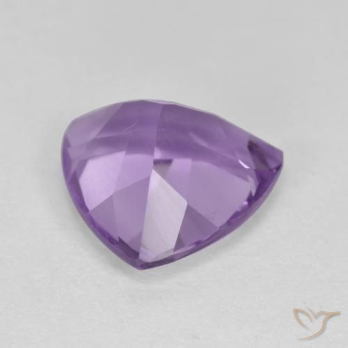 Amatista Violeta rosado natural de 2.82 ct, Trillón, VS