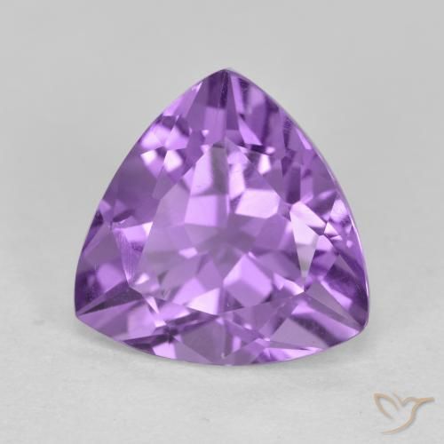 Amatista Violeta rosado natural de 2.97 ct, Trillón, VS