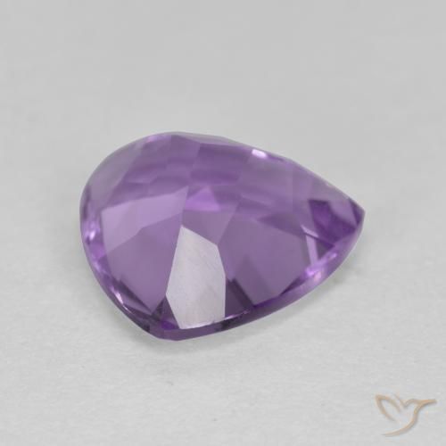 Amatista Violeta medio natural de 2.65 ct, Trillón, VS