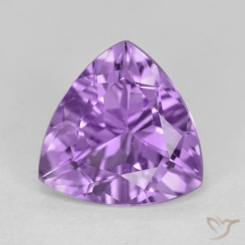 2.88ct Natural Violeta medio Amatista, Trillón, VS