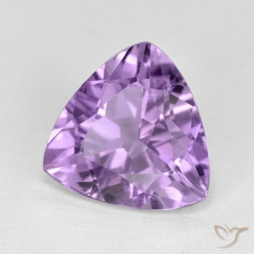 Amatista Violeta rosado natural de 2.78 ct, Trillón, VS