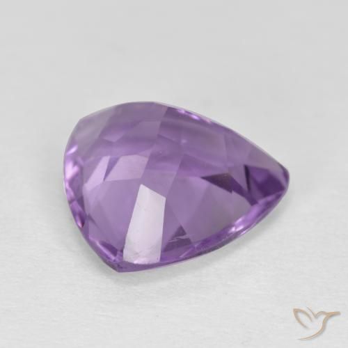 Amatista Violeta rosado natural de 2.78 ct, Trillón, VS