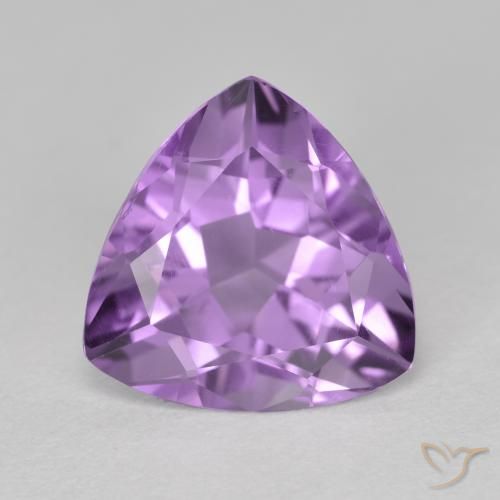 2.65ct Natural Violeta púrpura intenso Amatista, Trillón, VS
