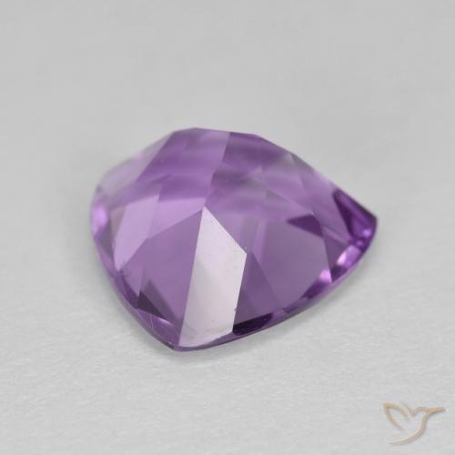 Amatista Violeta púrpura intenso natural de 2.65 ct, Trillón, VS