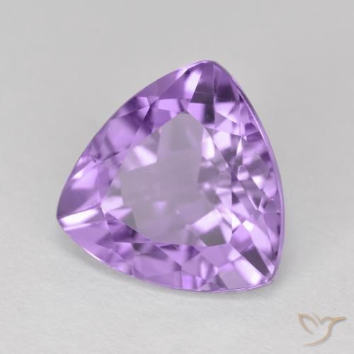 Amatista Violeta rosado natural de 3.06 ct, Trillón, VS