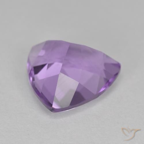 Amatista Violeta iris intenso natural de 3.00 ct, Trillón, VS