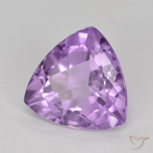 Amatista Violeta rosado natural de 2.78 ct, Trillón, VS