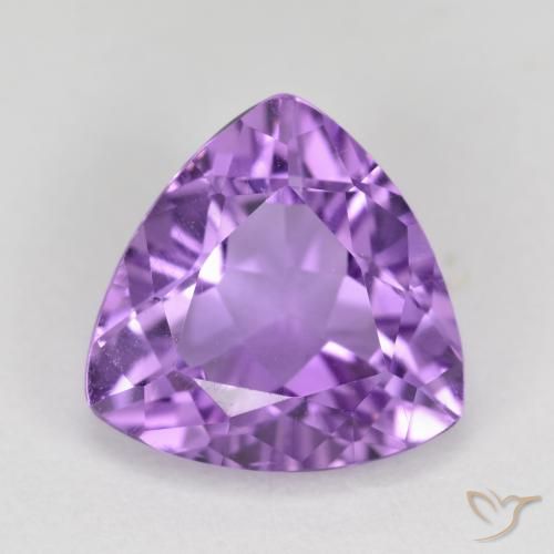 2.79ct Natural Violeta medio Amatista, Trillón, VS