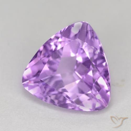 Amatista Violeta púrpura natural de 2.92 ct, Trillón, VS